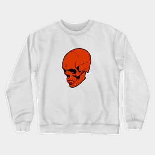 Skull- red Crewneck Sweatshirt